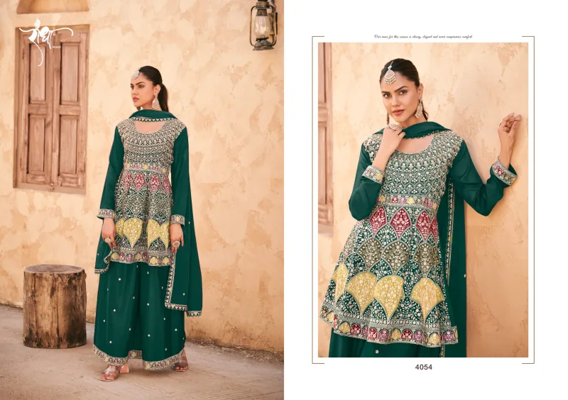 Pahal By Radha Trendz Chinon Embroidery Readymade Suits